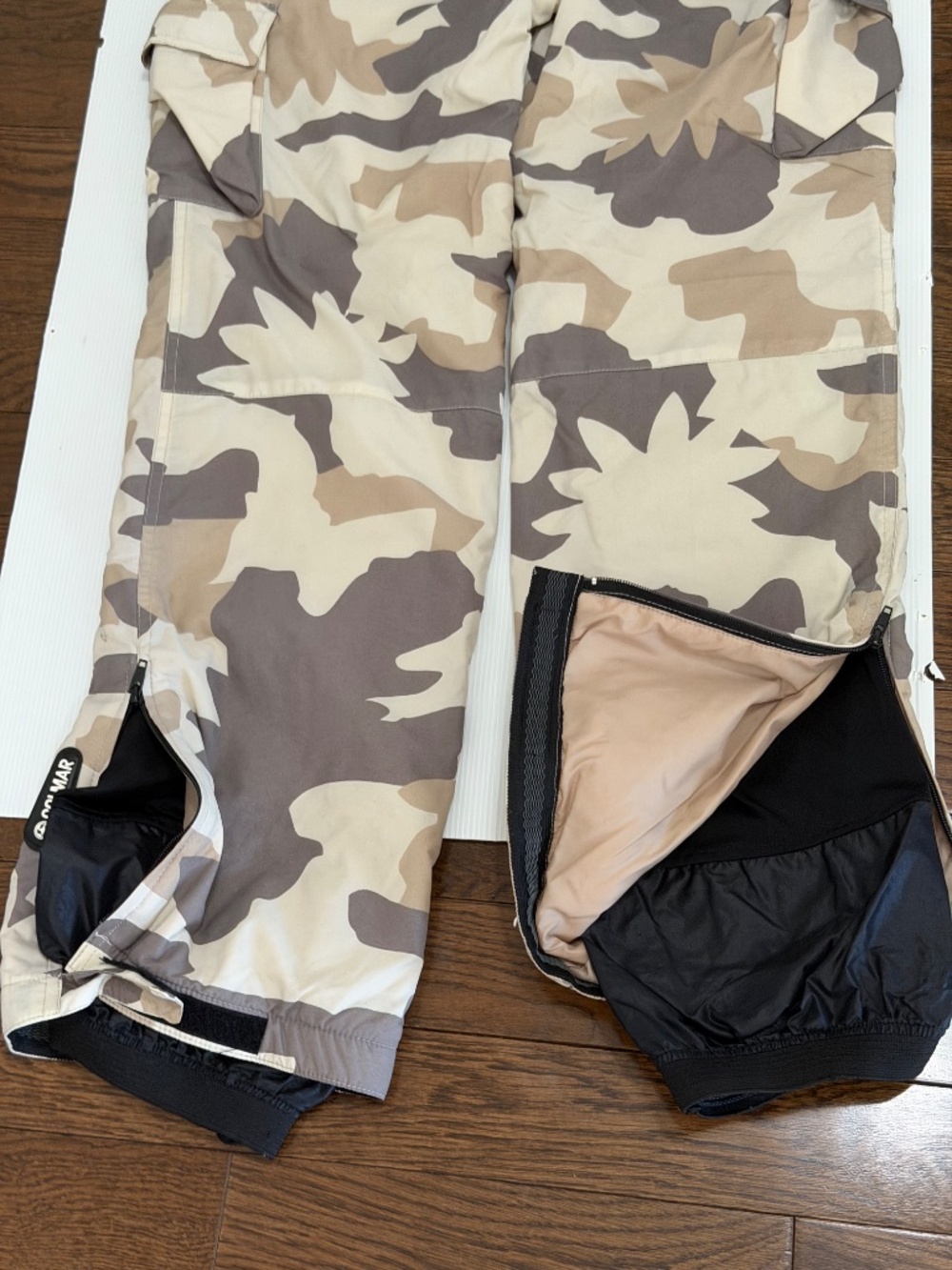 Vintage Colmar Camo Ski Snowboard Pants Desert Camouflage Cargo Technical IT 46 - Picture 12 of 12